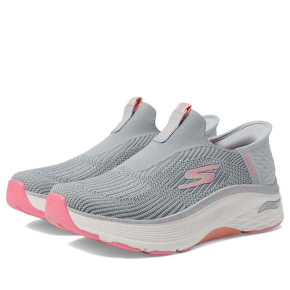 SKECHERS WOMEN'S MAX CUSHIONING ARCH FIT FLUIDITY HANDS FREE SLIP-INS SNEAK - Picture 2 of 6